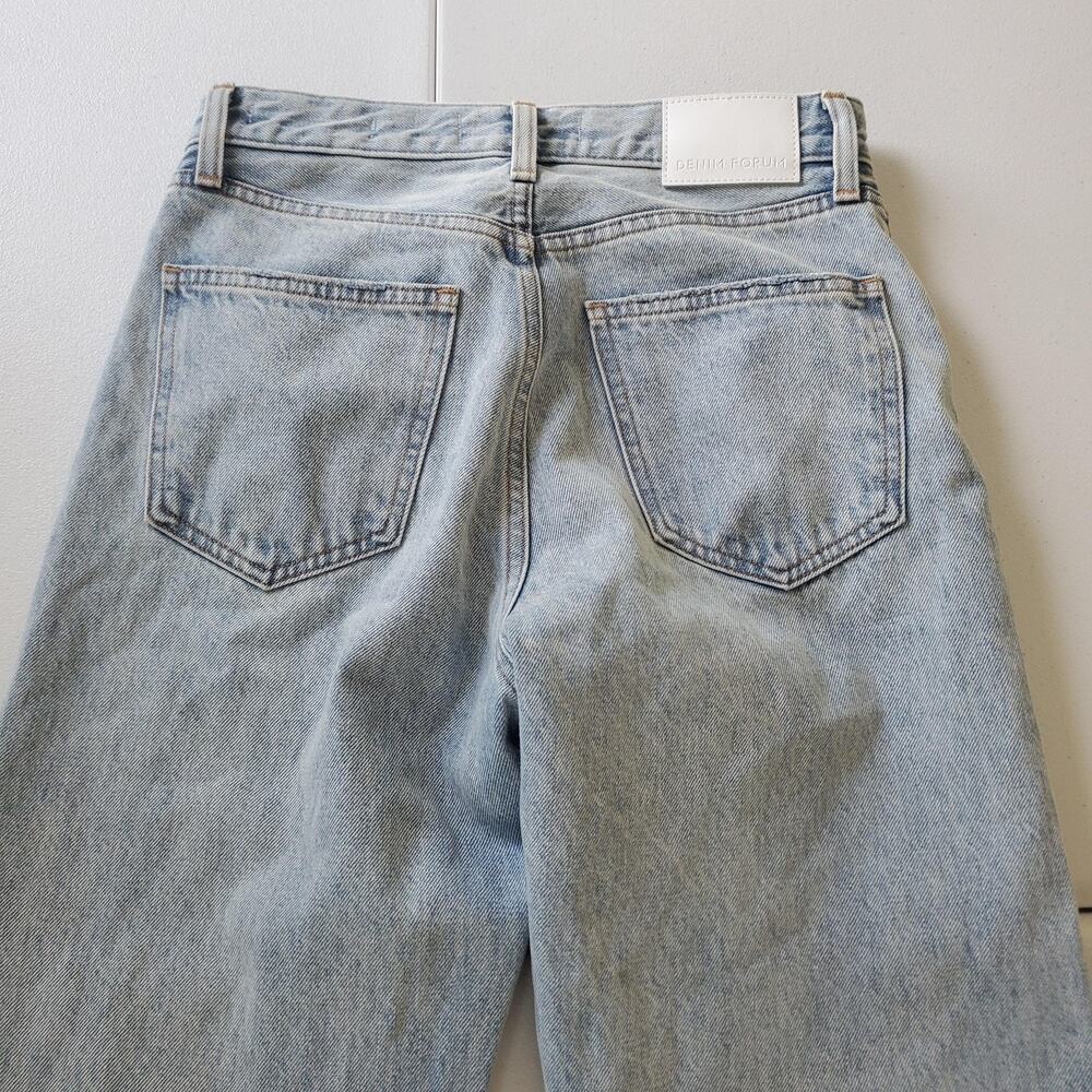 Denim Forum Jeans Womens 25 Light Wash 90s Marlo Hi-Rise Baggy Aritzia Blue - Picture 5 of 14